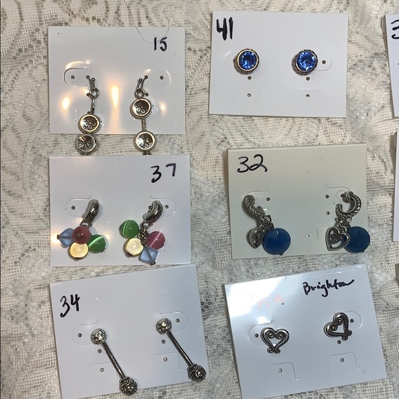 $15 pick a pair Brighton earrings Silver jewelry - Picture 4 of 4